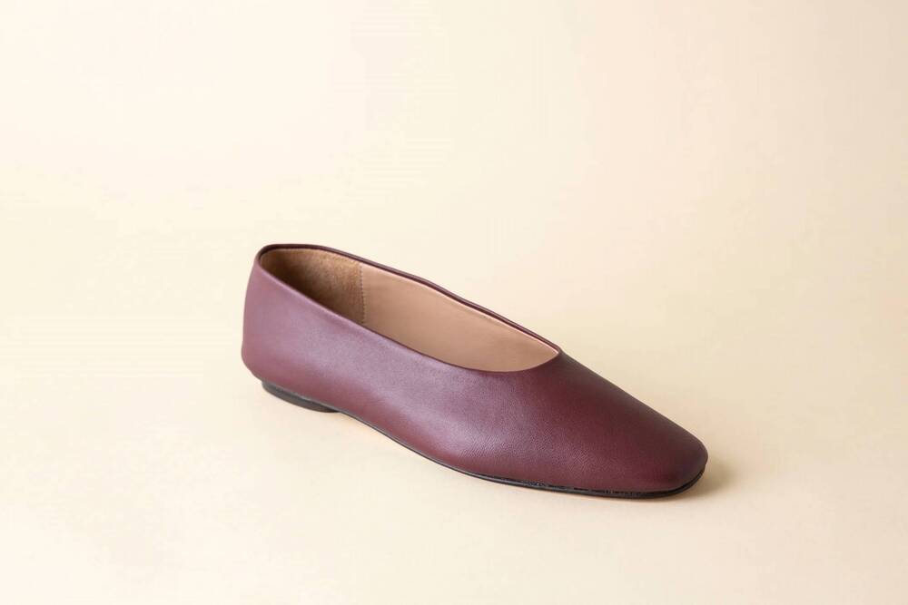 NEW HUMA BLANCO women's margaux shoes in burgundy